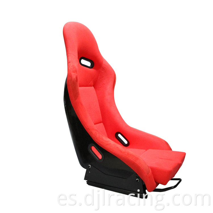 Serie DJL-RS004 Popular asiento de cuero de vehículo universal ajustable asiento de carreras de automóviles